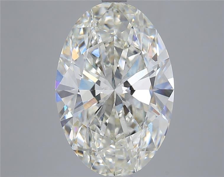 5.04ct I VS2 Rare Carat Ideal Cut Oval Lab Grown Diamond