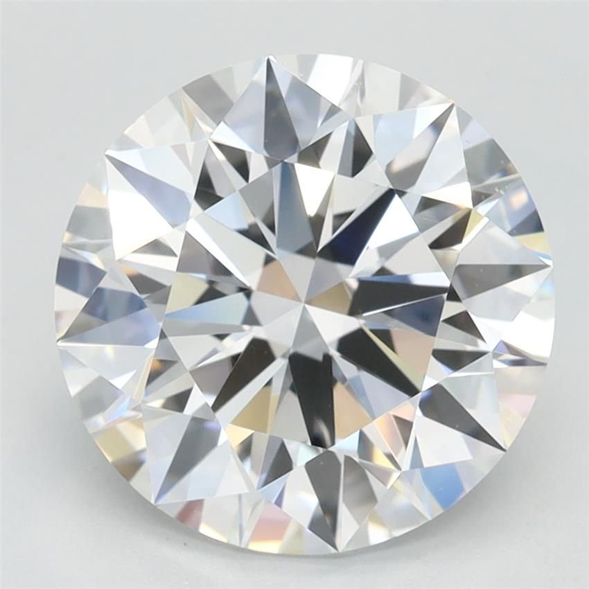 3.26ct D VVS1 Rare Carat Ideal Cut Round Lab Grown Diamond