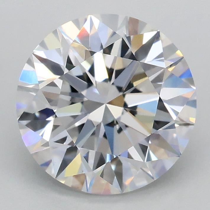 2.01ct D VS1 Rare Carat Ideal Cut Round Lab Grown Diamond