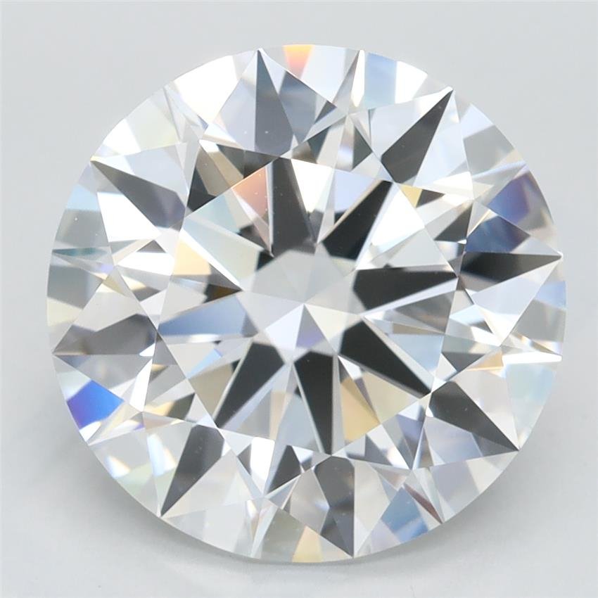 4.41ct D FL Rare Carat Ideal Cut Round Lab Grown Diamond