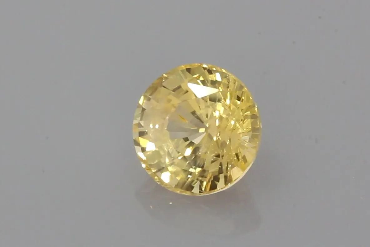 2.14 Carat Orange Round Sapphire