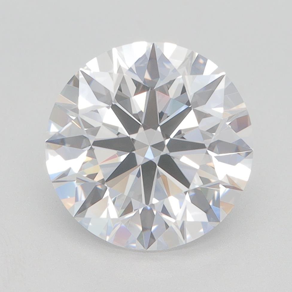 2.94ct D VVS1 Rare Carat Ideal Cut Round Lab Grown Diamond