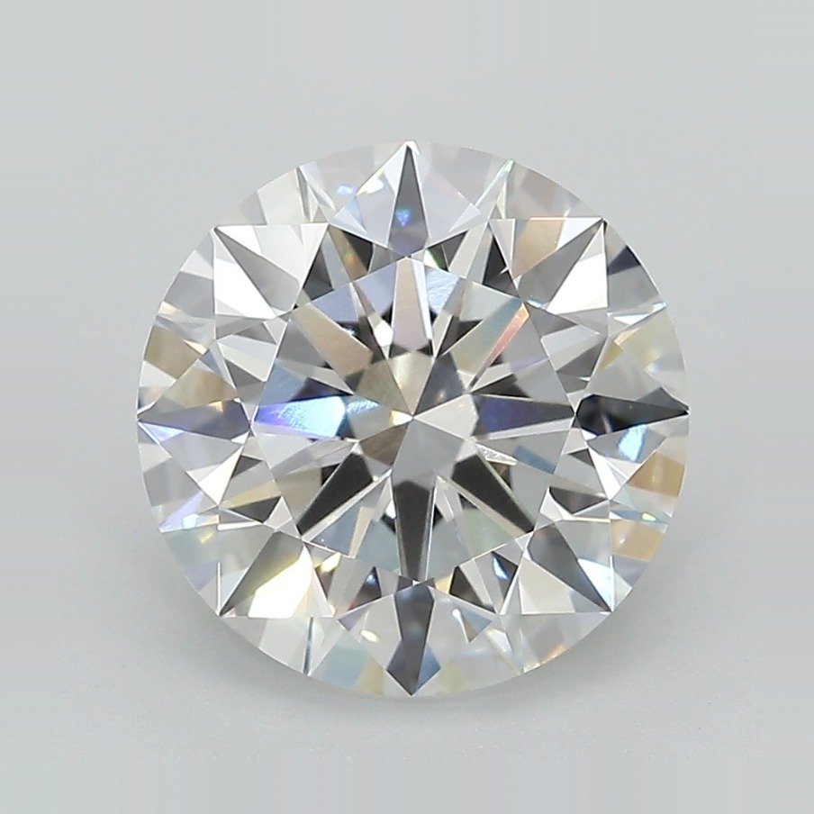 3.85ct E VVS2 Rare Carat Ideal Cut Round Lab Grown Diamond