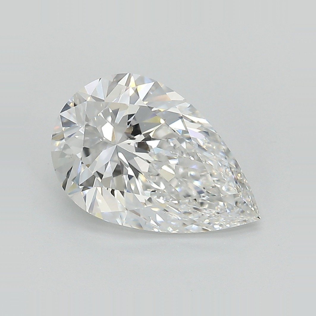 2.82ct E VS2 Rare Carat Ideal Cut Pear Lab Grown Diamond