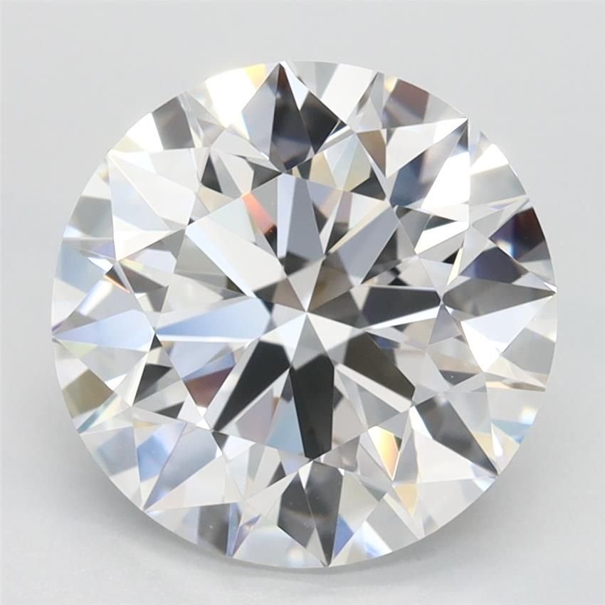 3.24ct D IF Rare Carat Ideal Cut Round Lab Grown Diamond