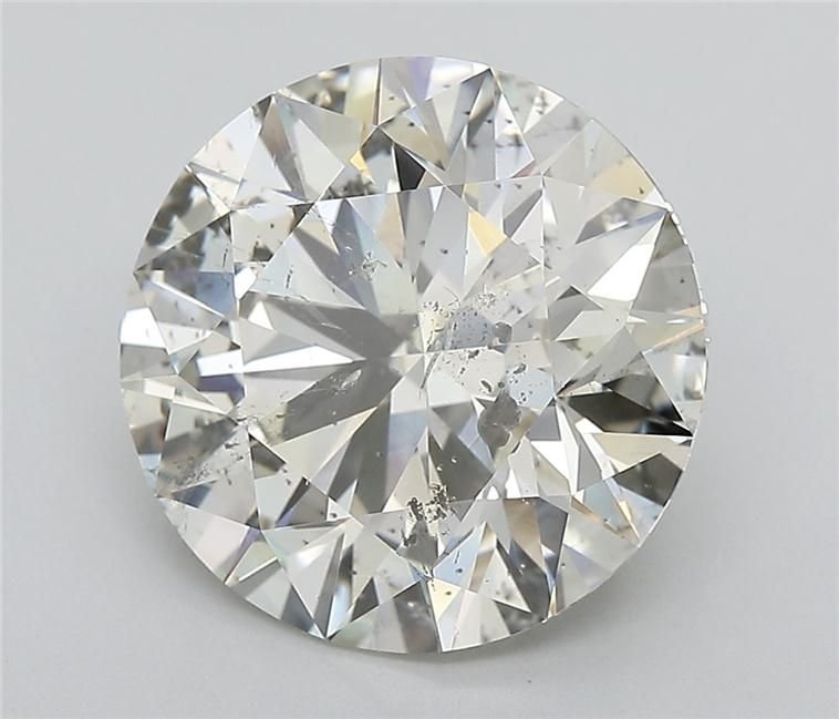 8.01ct K SI2 Rare Carat Ideal Cut Round Diamond