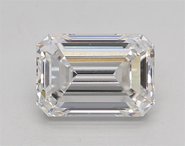 1.53ct F VS1 Rare Carat Ideal Cut Emerald Lab Grown Diamond