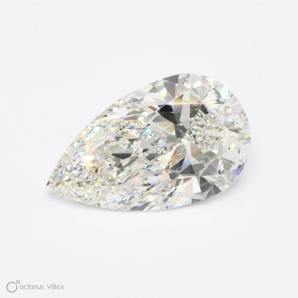 5.96ct G VS1 Rare Carat Ideal Cut Pear Lab Grown Diamond