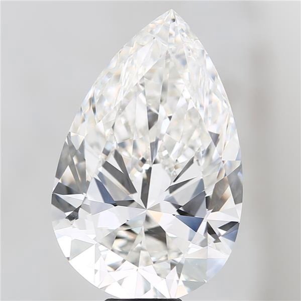 15.09ct F VVS2 Rare Carat Ideal Cut Pear Lab Grown Diamond