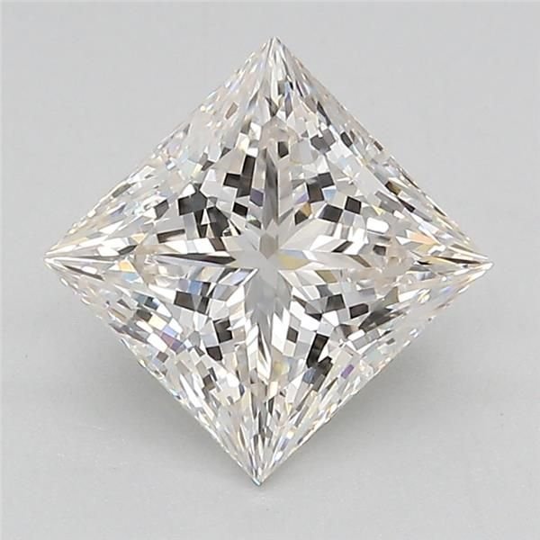 2.11ct H VS2 Rare Carat Ideal Cut Princess Lab Grown Diamond