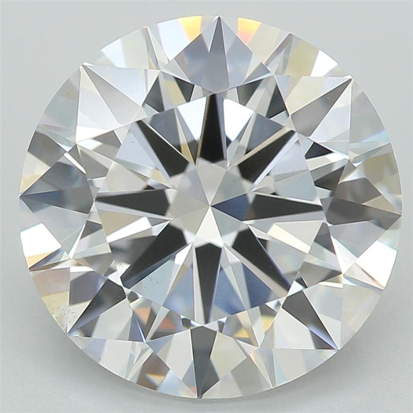 4.04ct D VS2 Rare Carat Ideal Cut Round Lab Grown Diamond