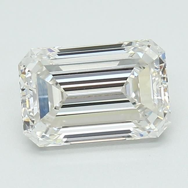 1.43ct F VS1 Excellent Cut Emerald Lab Grown Diamond