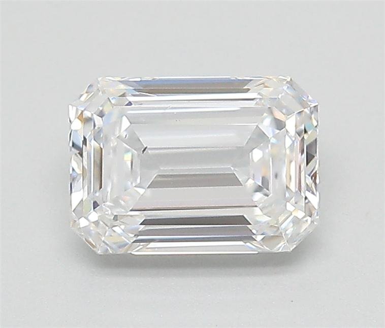 1.01ct D VS2 Rare Carat Ideal Cut Emerald Lab Grown Diamond