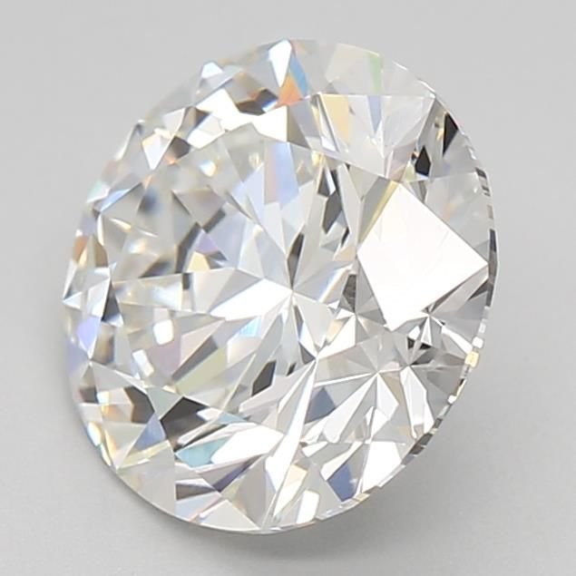 2.58ct F VVS2 Rare Carat Ideal Cut Round Lab Grown Diamond