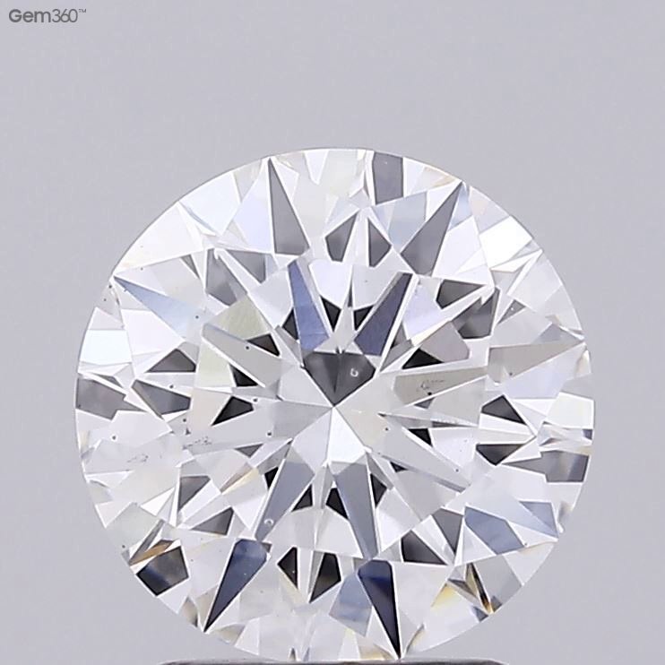 2.25ct D VS2 Rare Carat Ideal Cut Round Lab Grown Diamond