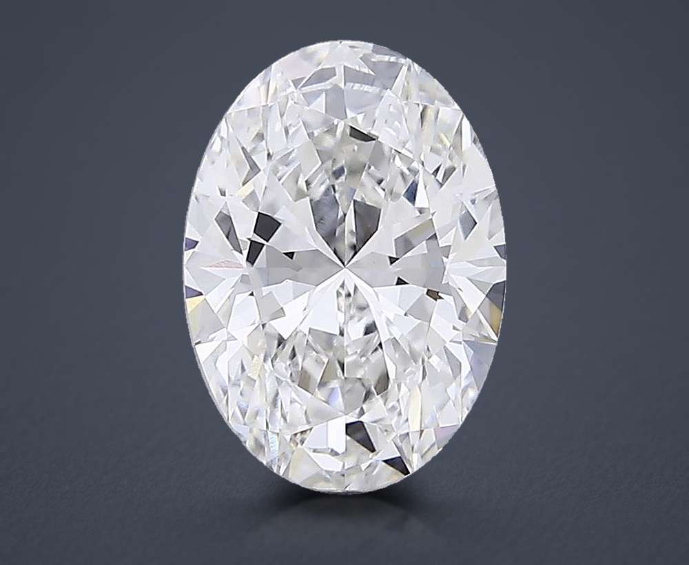 3.66 Carat Oval Lab Diamond