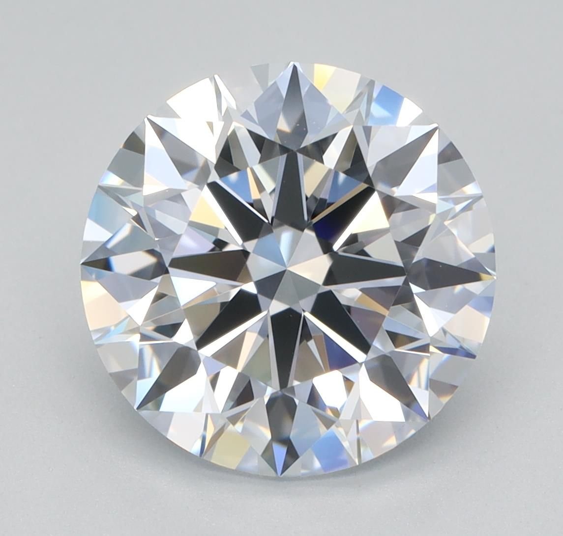 3.08ct G VVS2 Rare Carat Ideal Cut Round Lab Grown Diamond