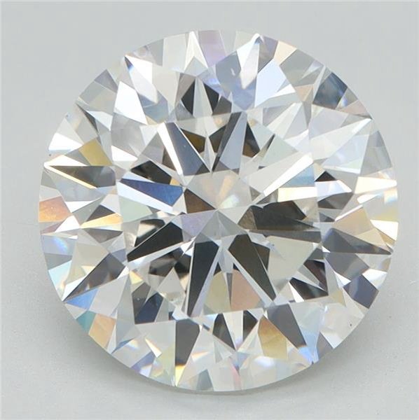 3.90ct F VS1 Rare Carat Ideal Cut Round Lab Grown Diamond