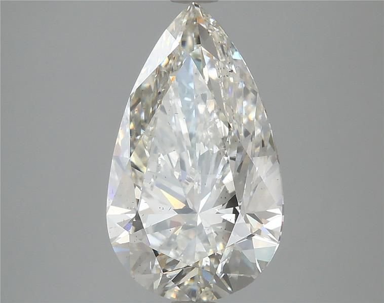 4.08ct H SI1 Good Cut Pear Lab Grown Diamond