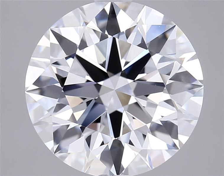 3.01ct D FL Rare Carat Ideal Cut Round Lab Grown Diamond