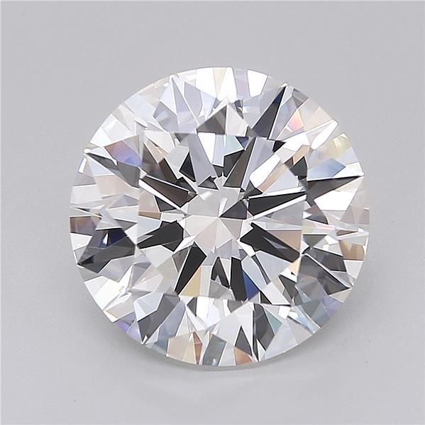 6.02ct F VVS2 Rare Carat Ideal Cut Round Lab Grown Diamond