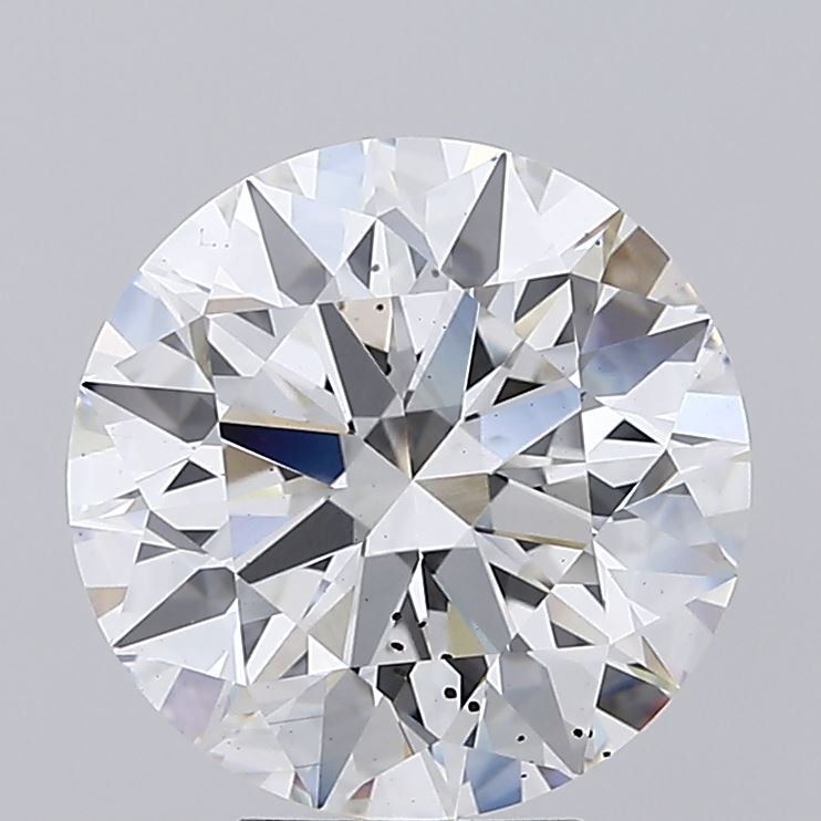 5.74ct F SI1 Rare Carat Ideal Cut Round Lab Grown Diamond