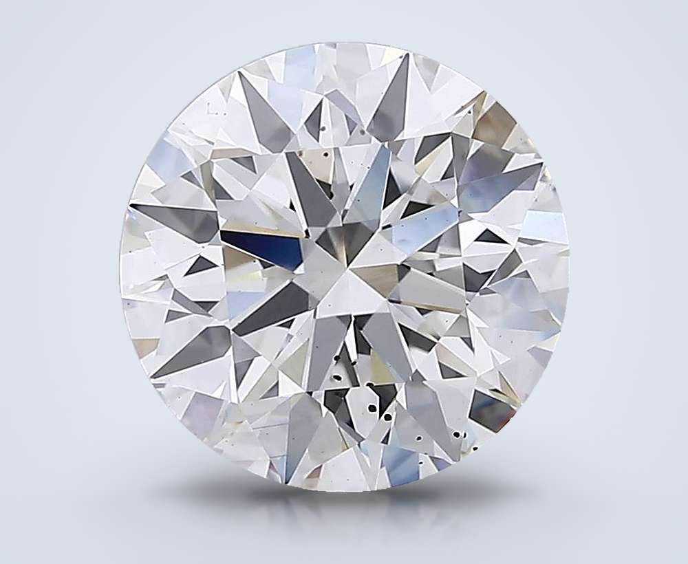 5.74 Carat Round Lab Diamond