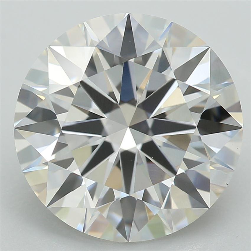 3.08ct F VS1 Rare Carat Ideal Cut Round Lab Grown Diamond