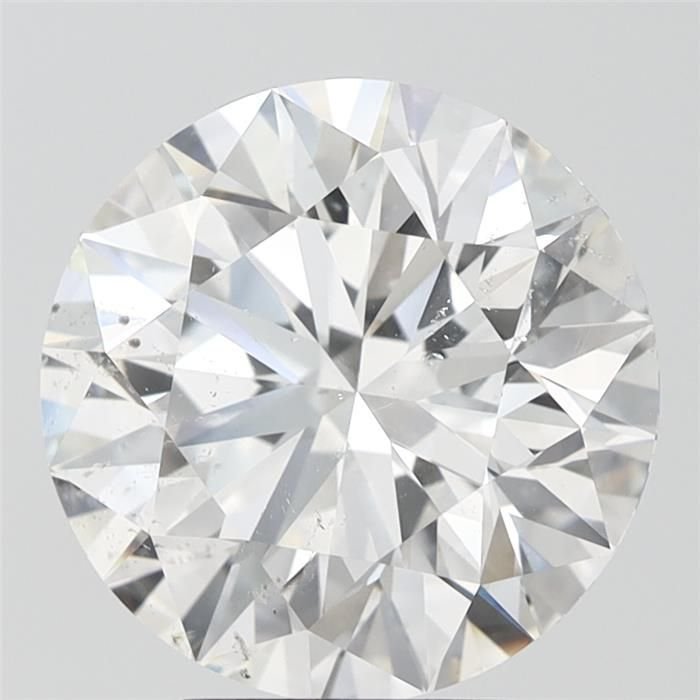 5.08ct G SI2 Rare Carat Ideal Cut Round Diamond