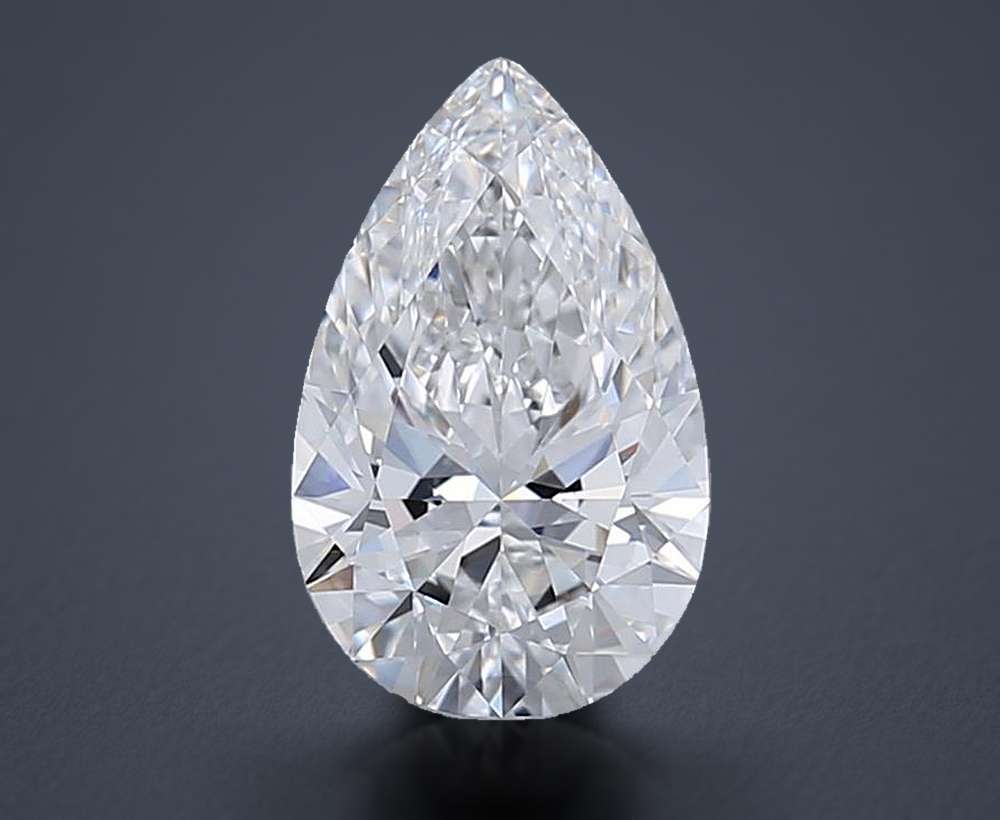1.50 Carat Pear Lab Diamond