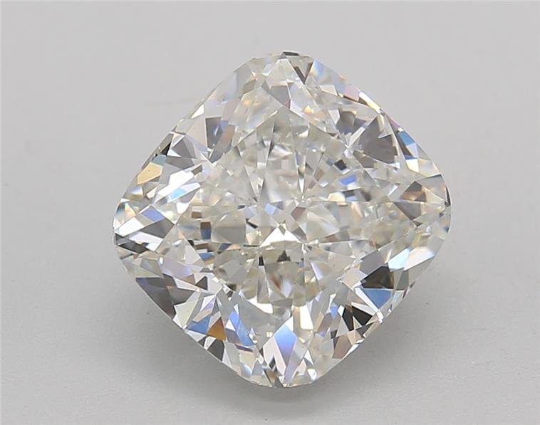 3.34ct H VS1 Rare Carat Ideal Cut Cushion Lab Grown Diamond