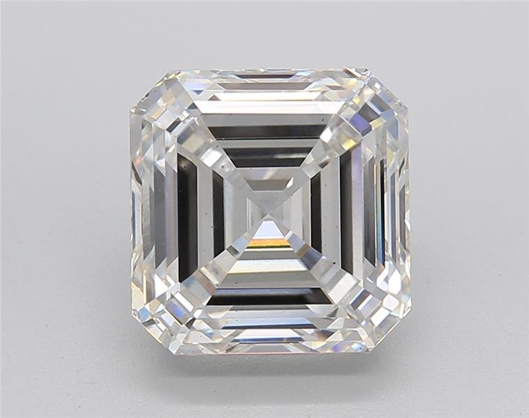 4.00ct H VS2 Rare Carat Ideal Cut Asscher Lab Grown Diamond