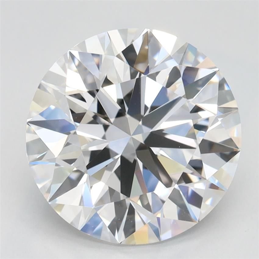 3.15ct D IF Rare Carat Ideal Cut Round Lab Grown Diamond