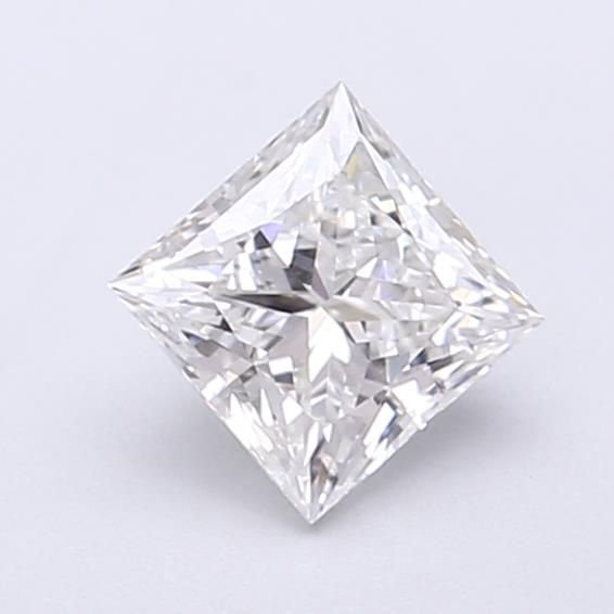 0.76ct E SI1 Rare Carat Ideal Cut Princess Lab Grown Diamond