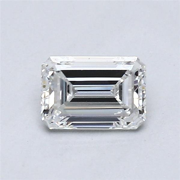 0.60ct F VVS2 Rare Carat Ideal Cut Emerald Diamond