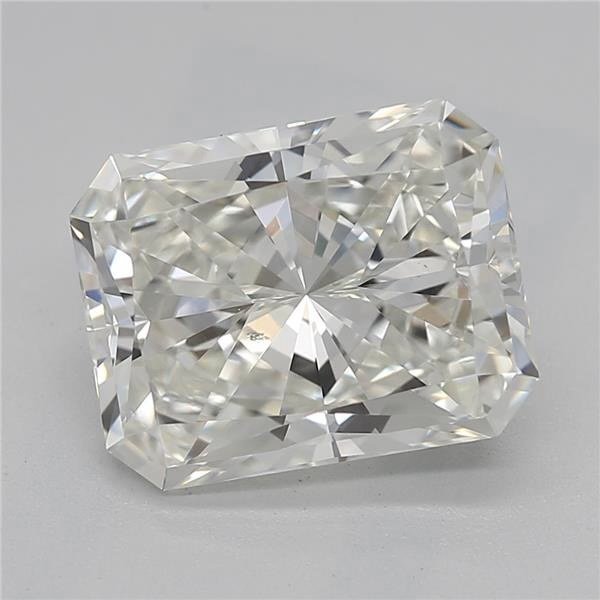 2.02ct J SI1 Rare Carat Ideal Cut Radiant Diamond