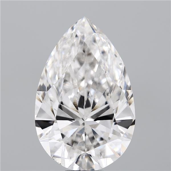 12.04ct F VS1 Rare Carat Ideal Cut Pear Lab Grown Diamond