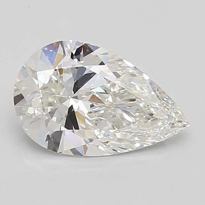 1.08ct F IF Rare Carat Ideal Cut Pear Lab Grown Diamond