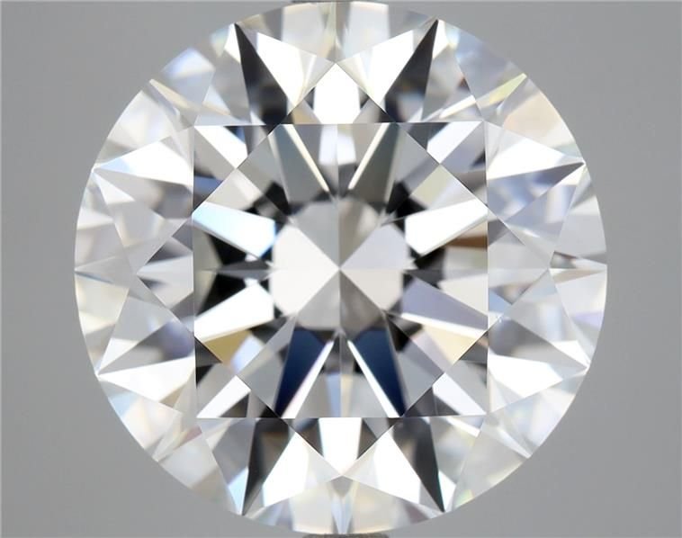 5.01ct F VS1 Rare Carat Ideal Cut Round Diamond