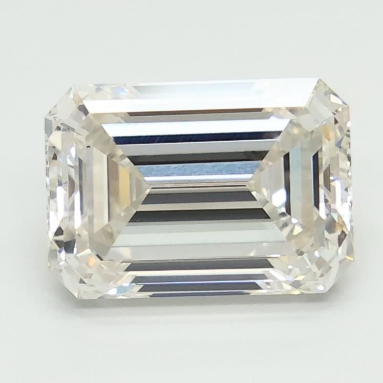 3.02ct H VS2 Excellent Cut Emerald Lab Grown Diamond