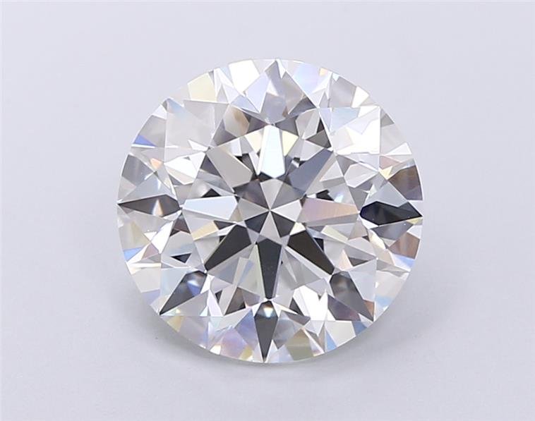 3.76ct D VVS2 Excellent Cut Round Lab Grown Diamond