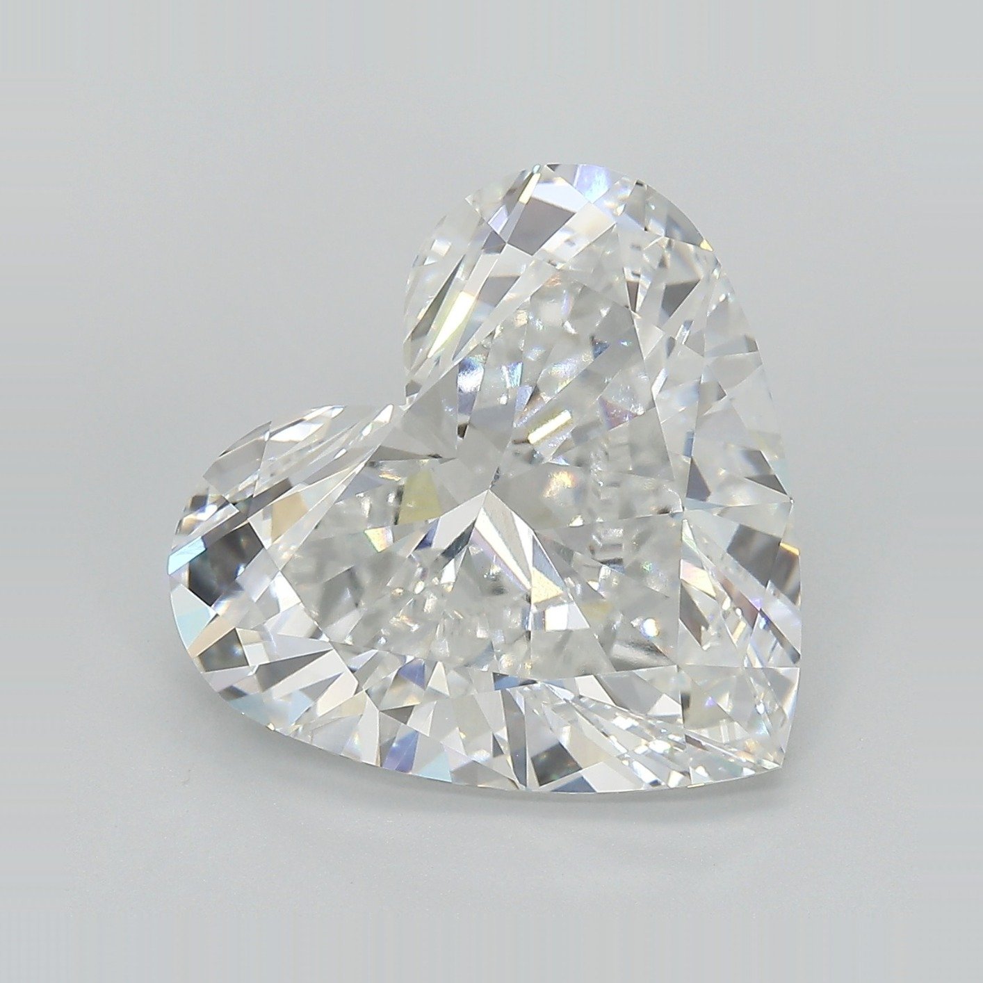 10.38ct E VVS2 Very Good Cut Heart Lab Grown Diamond