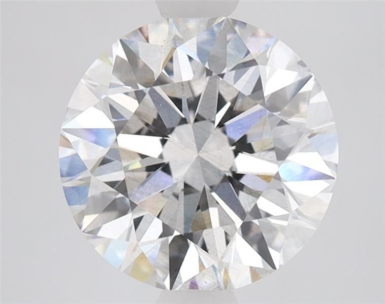 3.02ct G SI1 Rare Carat Ideal Cut Round Lab Grown Diamond