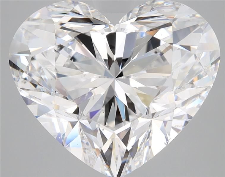 5.01ct E SI1 Rare Carat Ideal Cut Heart Diamond