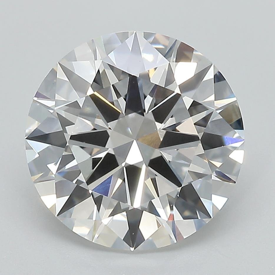 4.07ct F VVS2 Excellent Cut Round Lab Grown Diamond