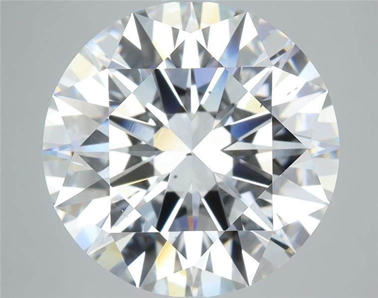 5.01ct G VS2 Rare Carat Ideal Cut Round Diamond