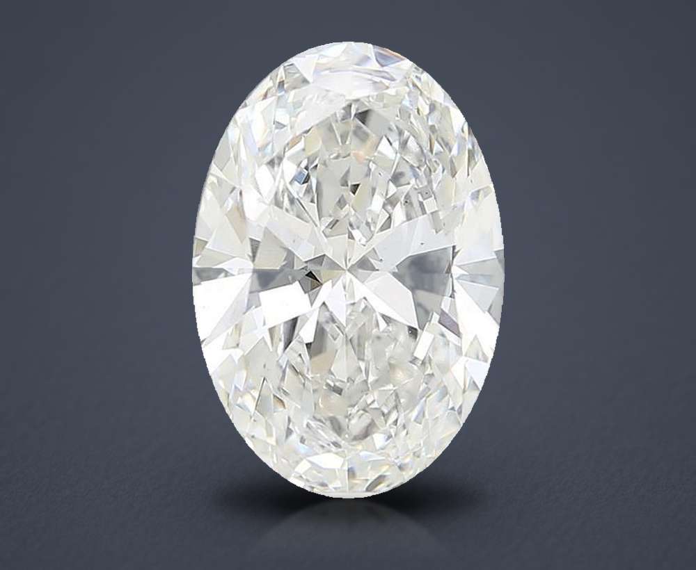 5.34 Carat Oval Lab Diamond