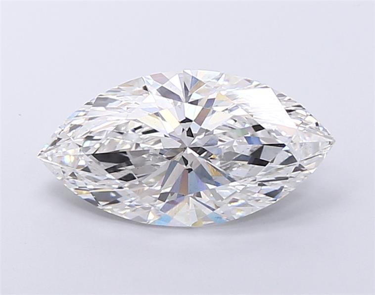 4.05ct E VS1 Rare Carat Ideal Cut Marquise Lab Grown Diamond