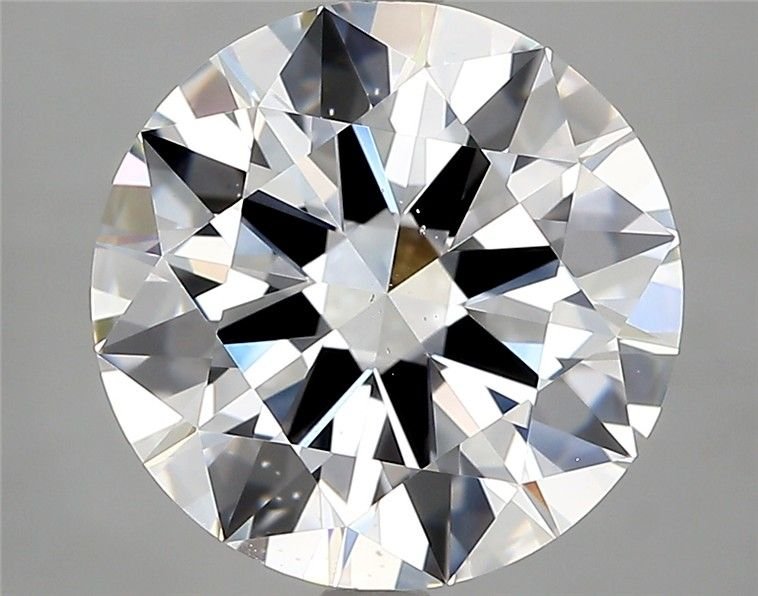 5.04ct D SI1 Excellent Cut Round Diamond