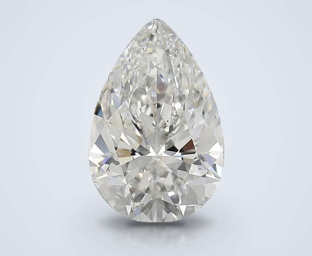 1.71 Carat Pear Natural Diamond